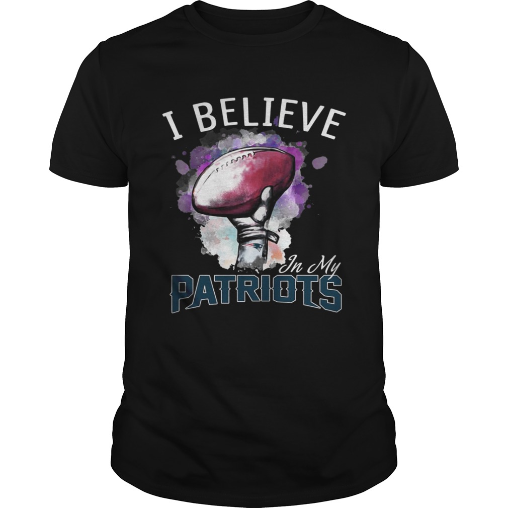 I believe in my New England Patriots shirt
