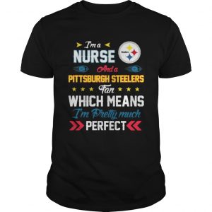 Im A Nurse Steelers Fan And Im Pretty Much Perfect Unisex
