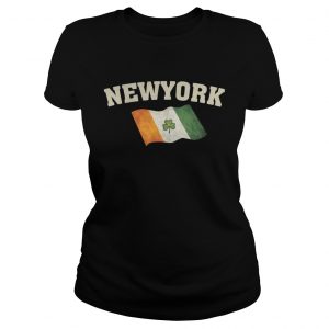 Irish New York St Patricks Day Ireland Ladies tee