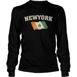 Irish New York St Patricks Day Ireland Longsleeve Tee