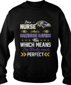 I’m A Nurse Ravens Fan And I’m Pretty Much Perfect Sweater