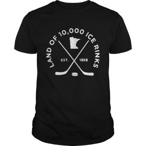 Land of 10000 ice rinks est 1858 Guys Tee