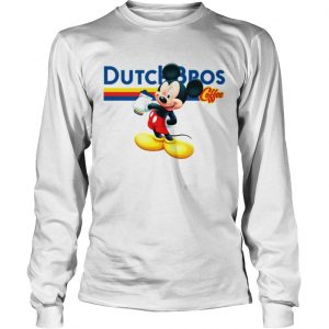 Mickey mouse Dutch Bros coffee Longsleeve Tee