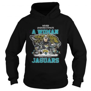 Never Underestimate a Woman Who Understands Football And Loves Jaguars Hoodie