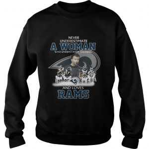 Never Underestimate a Woman Who Understands Football And Loves Rams Sweater