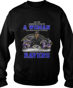 Never Underestimate a Woman Who Understands Football And Loves Ravens Sweater