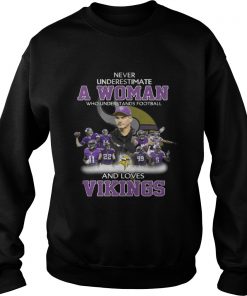 Never Underestimate a Woman Who Understands Football And Loves Vikings Sweater