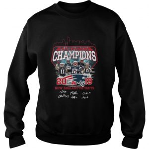 New England Patriots 2019 Afc Division Champions With Signature Sweater