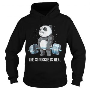 Panda Bear gym the struggle is real Hoodie