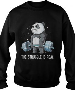 Panda Bear gym the struggle is real Sweater