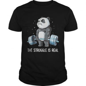 Panda Bear gym the struggle is real Unisex