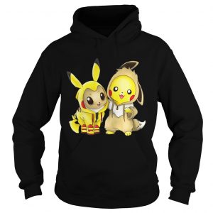 Pokemon Eevee and Pikachu Hoodie