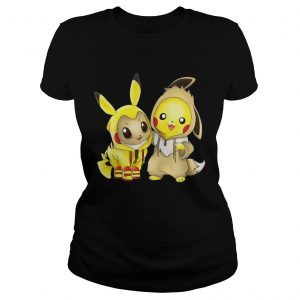 Pokemon Eevee and Pikachu Ladies Tee