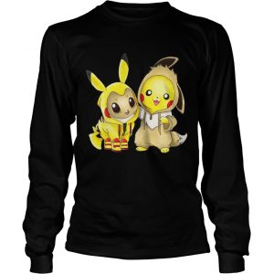 Pokemon Eevee and Pikachu Longsleeve Tee