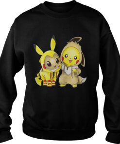 Pokemon Eevee and Pikachu Sweater