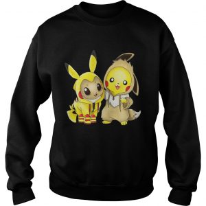 Pokemon Eevee and Pikachu Sweater