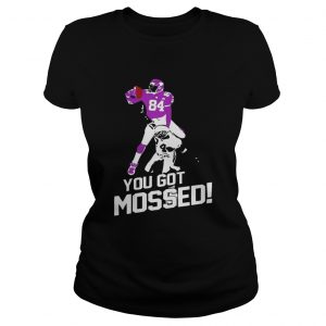 Randy Moss Over Charles Woodson You Got Mossed Ladies tee
