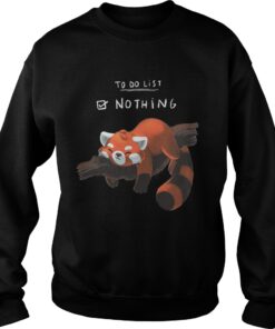 Red Panda – Lazy to do list Sweater