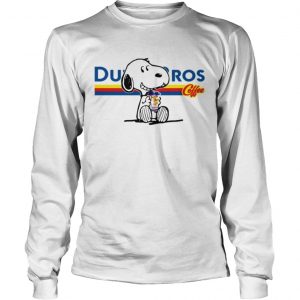 Snoopy drinking Dutch Bros coffee Longsleeve Tee