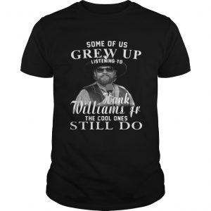 Some of us grew up Hank Williams Jr the cool ones still do Guys tee