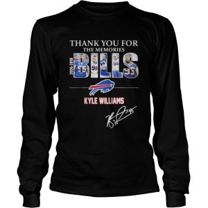 Thank you for the memories Bills Kyle Williams 95 Longsleeve Tee