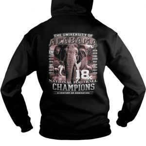 The University of Alabama National Football Champions a Century Hoodie