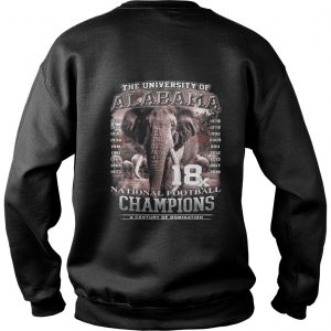 The University of Alabama National Football Champions a Century Sweater