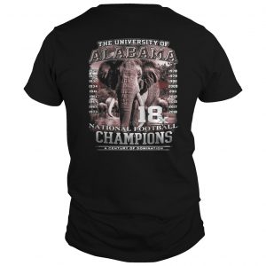 The University of Alabama National Football Champions a Century Unisex