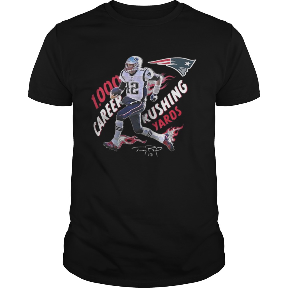 TomBrady 1 000 Career Rushing Yards Shirt