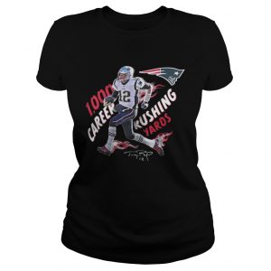 TomBrady 1 000 Career Rushing Yards Ladies Tee