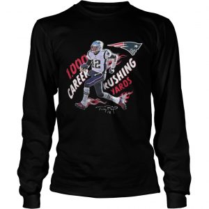 TomBrady 1 000 Career Rushing Yards Longsleeve Tee
