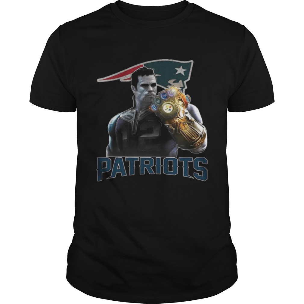 TomBrady Thanos infinity gauntlet Patriots Shirt