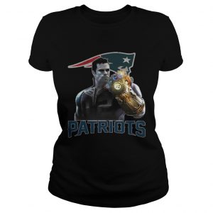 TomBrady Thanos infinity gauntlet Patriots Ladies Tee