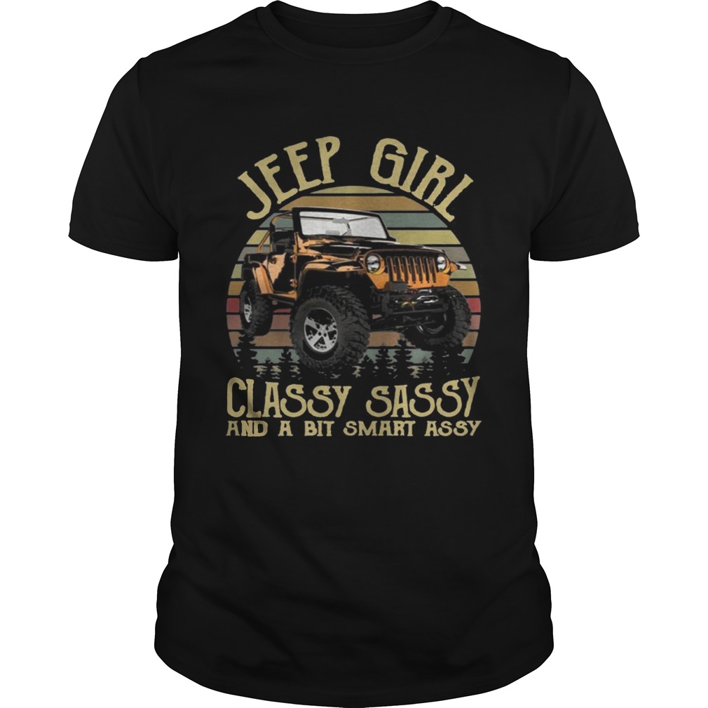 Vintage Jeep Girl Classy Sassy And A Bit Smart Assy Shirt