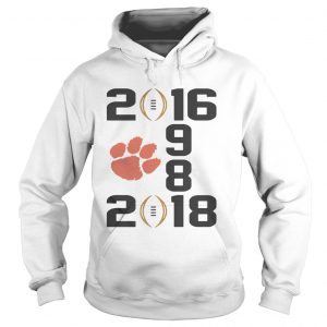 1987 2016 2018 Clemson Tigers Hoodie