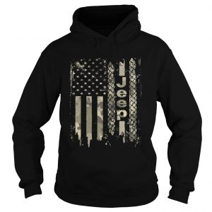 American flag camo jeep Hoodie