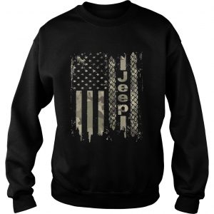 American flag camo jeep Sweater