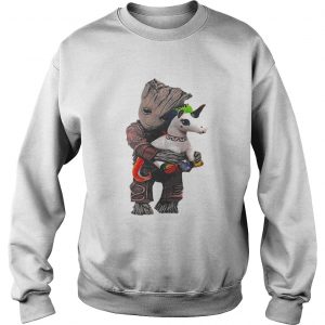 Baby Groot hug unicorn Sweater