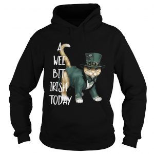 Cat A wee bit irish today Hoodie