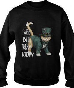 Cat A wee bit irish today Sweater