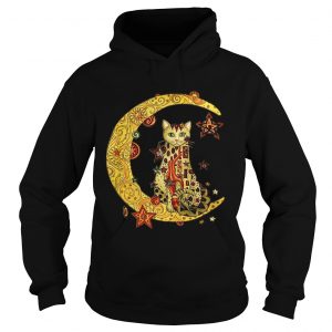 Cat on the moon Cat humor animalday Hoodie