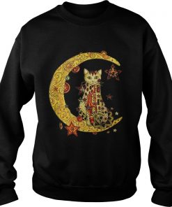Cat on the moon Cat humor animalday Sweater