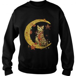 Cat on the moon Cat humor animalday Sweater
