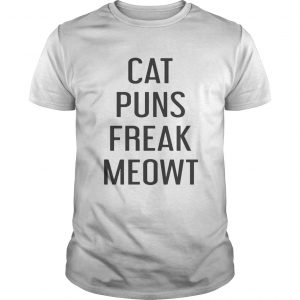 Cat puns freak meowt Guys Tee