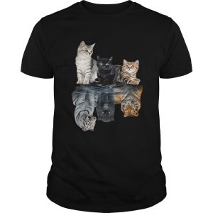 Cats reflection tigers Guys Tee