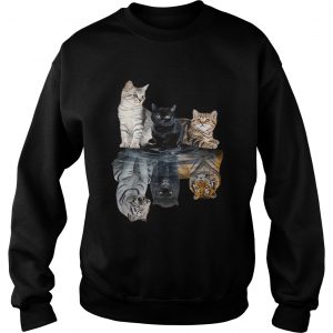 Cats reflection tigers Sweater