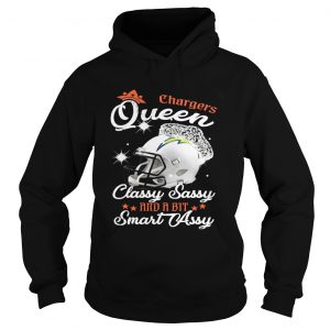 Chargers Queen Classy Sassy And A Bit Smart Assy Hoodie