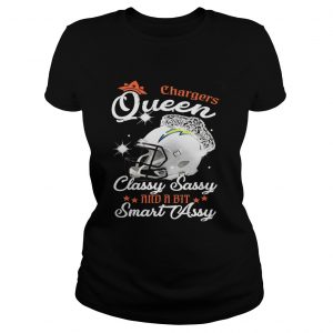 Chargers Queen Classy Sassy And A Bit Smart Assy Ladies Tee