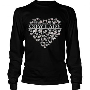 Crazy cow lady Longsleeve Tee