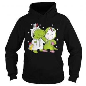 Dinosaur and Unicorn are best friends Hoodie
